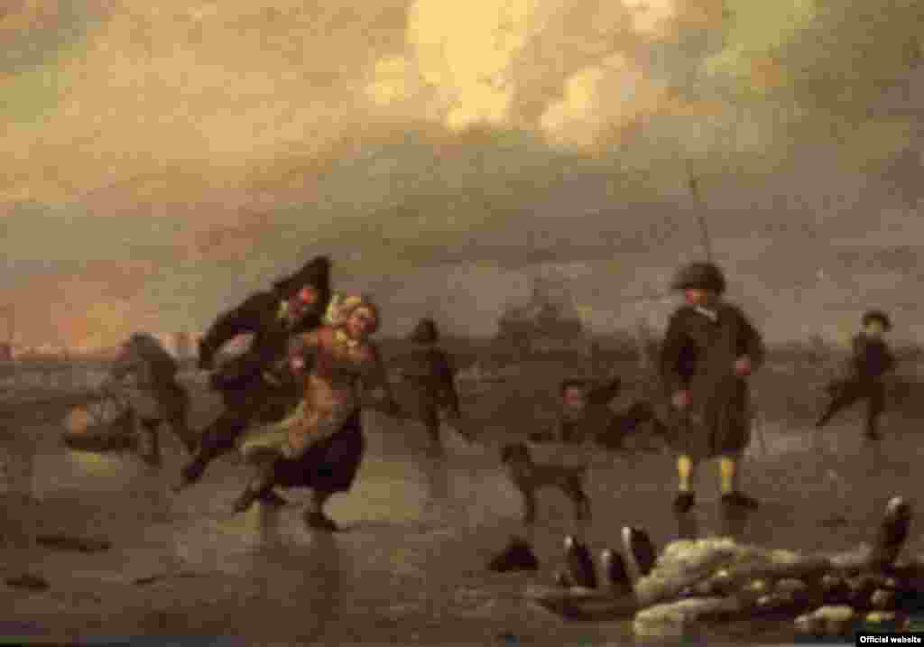 Salomon Rombouts, Pamje dimri, 1670-1700