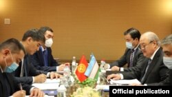 Кыргыз-өзбек тышкы иштер министрлеринин жолугушуусу. Москва. 9-сентябрь, 2020-жыл.