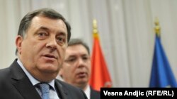 Milorad Dodik i Aleksandar Vučić u Beogradu, ilustrativna fotografija