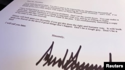 Автентичността на писмото на Тръмп до Ердоган беше потвърдена от Белия дом