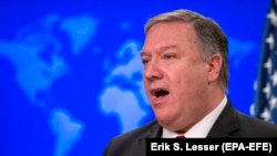 Secretarul de stat Mike Pompeo la Washington, 26 martie 2019