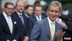 Premierul Iurie Leancă la inaugurarea gazoductului Iaşi-Ungheni