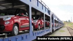 Prvi izvozni kontingent Fiata iz Kragujevca
