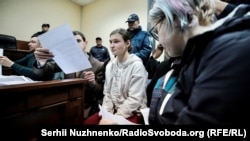 Яна Дугарь у суді, Київ, 3 лютого 2020 року