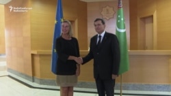 EU's Top Diplomat Visits Turkmenistan