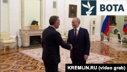 Takimi mes Witkoffit dhe Putinit në Moskë më 25 prill 2025. 