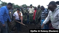 Sahrana jednog od čuvara nacionalnog parka Virunga koji je ubijen iz zasede, 11. januar 2021. godine