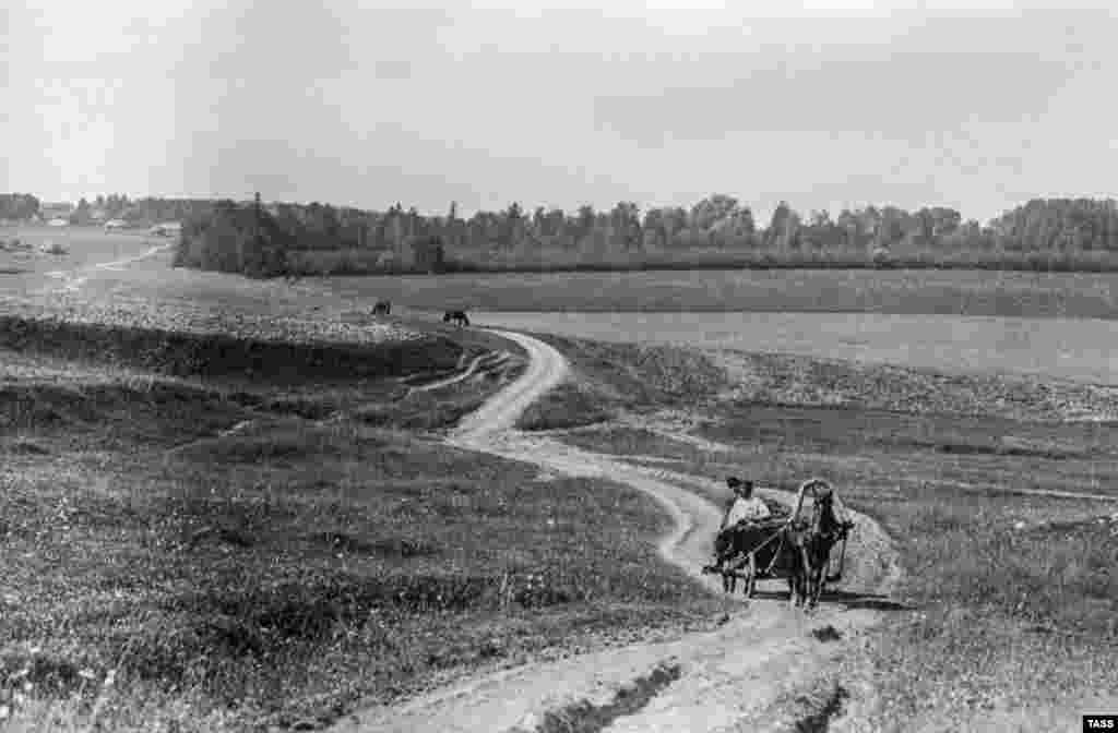 Дорога в Ясную Поляну, 1909 г.