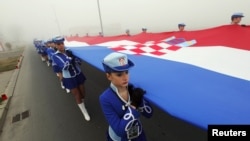 Zastava Hrvatske - ilustracija