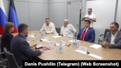 Встреча Пушилина с грузинскими пророссийскими политиками