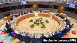 Lideri europeni la summitul UE de la Bruxelles. 21 iunie 2019