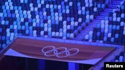 Nézőtér a tokiói olimpia megnyitóján