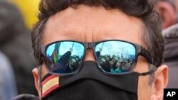 Miting ekstremno desničarske partije Voks (arhivska fotografija: mart 2022)