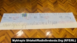 До телемосту вже підготували банер