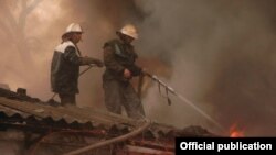 Өрт кырсыктарынын бири. Сүрөт Өзгөчө кырдаалдар министрлигинен алынды.