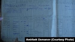 Анкета "спецпереселенца", 1944