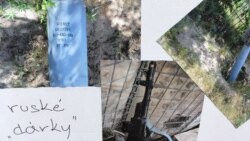 Фото з Донбасу. Підпис чеською – «подарунки з Росії»