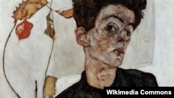 Еґон Шіле «Автопортрет»