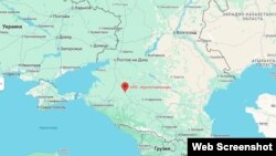 НПС "Кропоткинская", подвергшийся атаке беспилотников, на карте Google