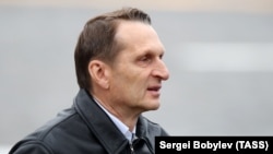Sergei Naryshkin, udhëheqës i Shërbimit të Jashtëm të Inteligjencës në Rusi.