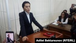 Аида Салянова в суде.