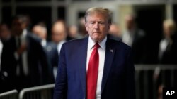 Дональд Трамп перед судом в Нью-Йорке. Февраль 2024 года