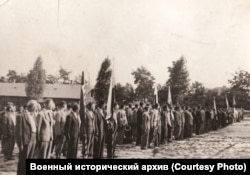 Чехословацкие добровольцы в местечке Броновице-Мале под Краковом в июле 1939 года