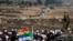 Ceasefire line between Israeli-occupied Golan Heights and Syria