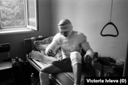 Николаев. Украинский солдат в госпитале, 18 августа 2022 года