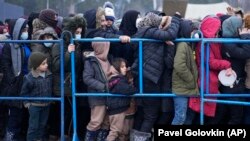 Беларус менен Польшанын чек арасы. 2021-жыл