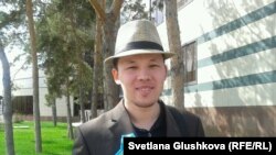 Махамбет Абжан, руководитель организации «Шанырак». Астана, 8 мая 2014 года.