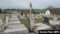 A sóshartyáni temető 2021. március 05-én.