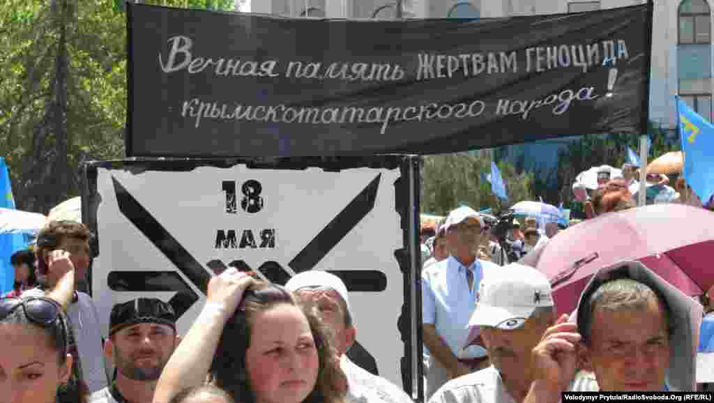 В мітингу беруть участь представники усіх регіонів автономії