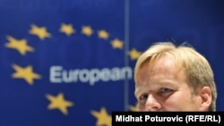Peter Sorensen, novoimenovani šefa delegacije EU u BiH na press konferenciji, Sarajevo, 09. septembar 2011.