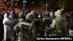 ფოტოარქივი: ინალ ჯაბიევის ნათესავების საპროტესტო აქცია ცხინვალში. 7 დეკემბერი, 2020 წ.