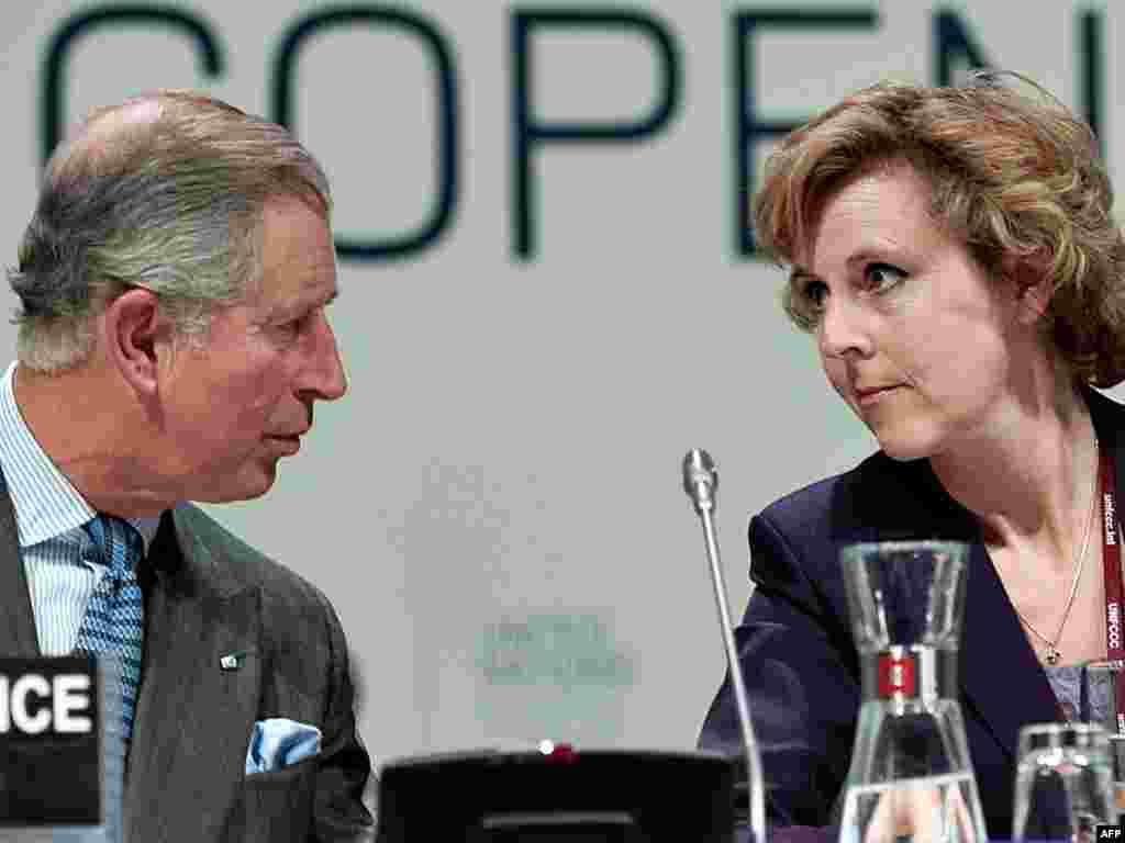 Британскиот принц Чарлс и претседателот на Данска Кони Хедегард