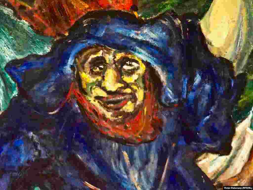 Fritz Asher - Golgotha, detaliu, 1915.