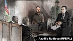 У своєму заключному слові Фарід Мехралізада сказав, що розуміє, «що вирок, який ви прочитаєте, буде не вироком суддів, а тих, хто наказав нас арештувати»