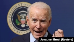 Președintele american Joe Biden la Casa Albă, 25 februarie 2021.