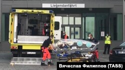 Secția de terapie intensivă a spitalului Charite din Berlin, unde este internat Alexei Navalnîi, 25 august 2020.
