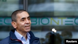 Uğur Şahin, cofondatorul firmei germane BioNTech, Mainz, Germania, 22 decembrie 2020.