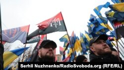 Фото з ходи націоналістів, 22 лютого 2017 року