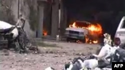 Ulice Homsa, 6. april 2012.