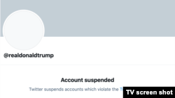 Contul de Twitter al președintelui Trump a fost suspendat permanent