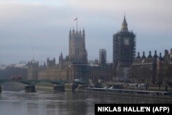 Улуу Британиянын парламентинин имараты. 2020-жылдын 31-декабры.