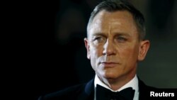 Даниел Крейг на премиерата на "Спектър" през 2015 г.
