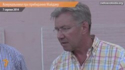 «Нам повідомили, що є домовленість з активістами Майдану про прибирання» – комунальники