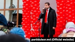 Ilan Șor inaugurând un magazin social la Hâncești