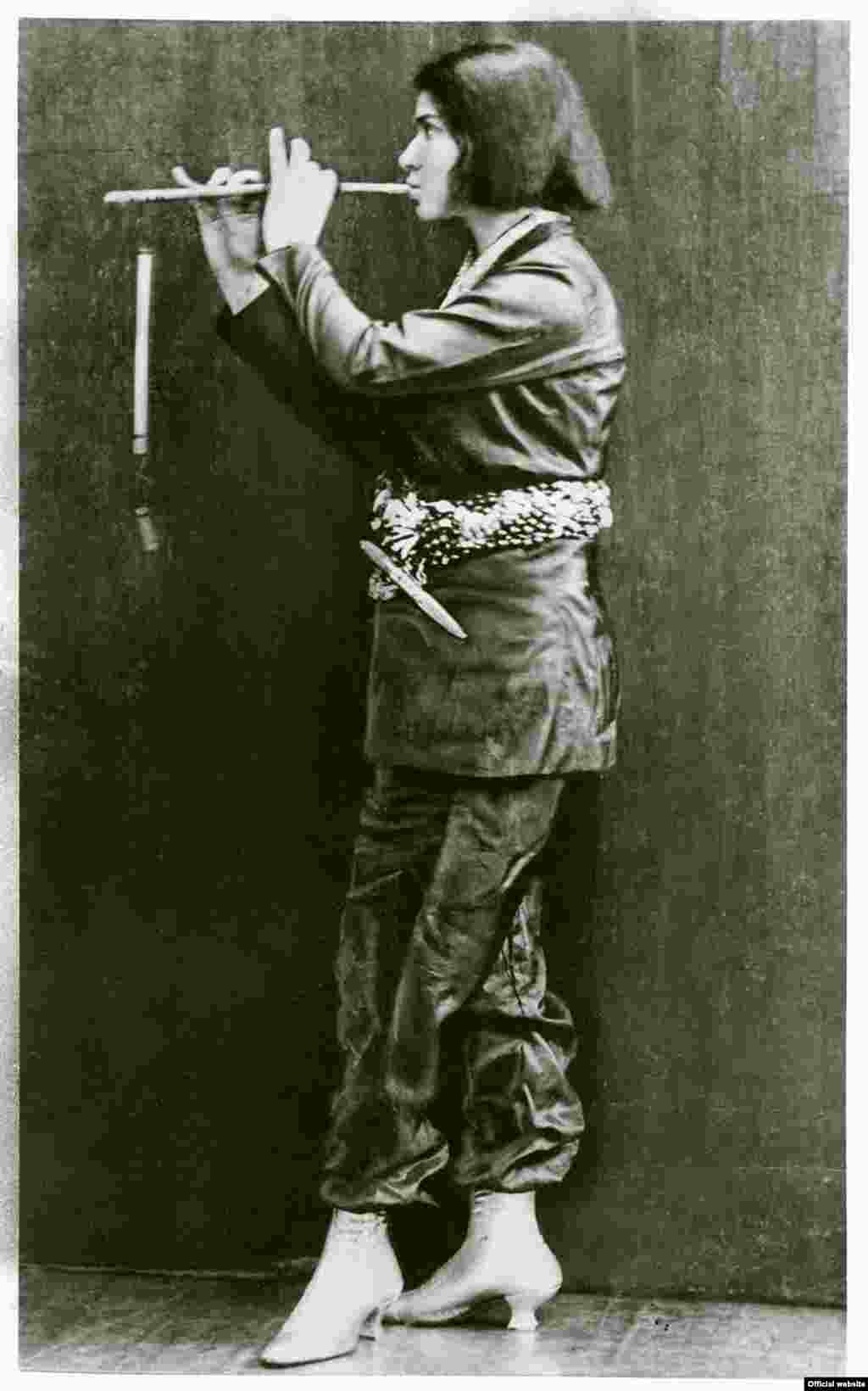 Else Lasker Schüler, Flötenspielende, 1912.