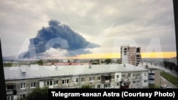 Последствия атаки дронов в России, фото иллюстративное